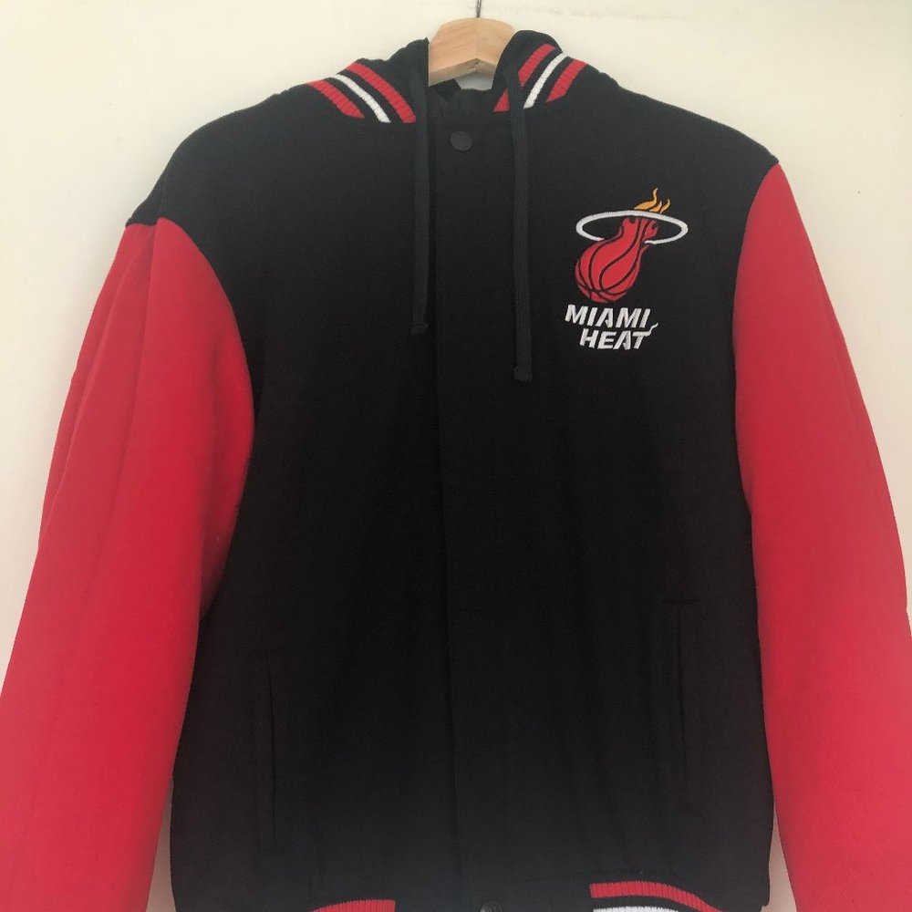 MIAMI HEAT HOODIE BOMBER JACKET